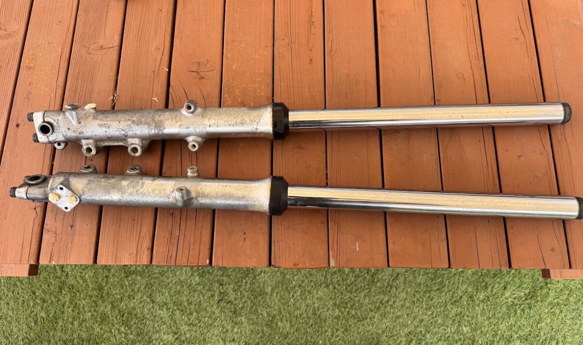 GSX750S меч оригинальный передняя вилка левый правый Katana