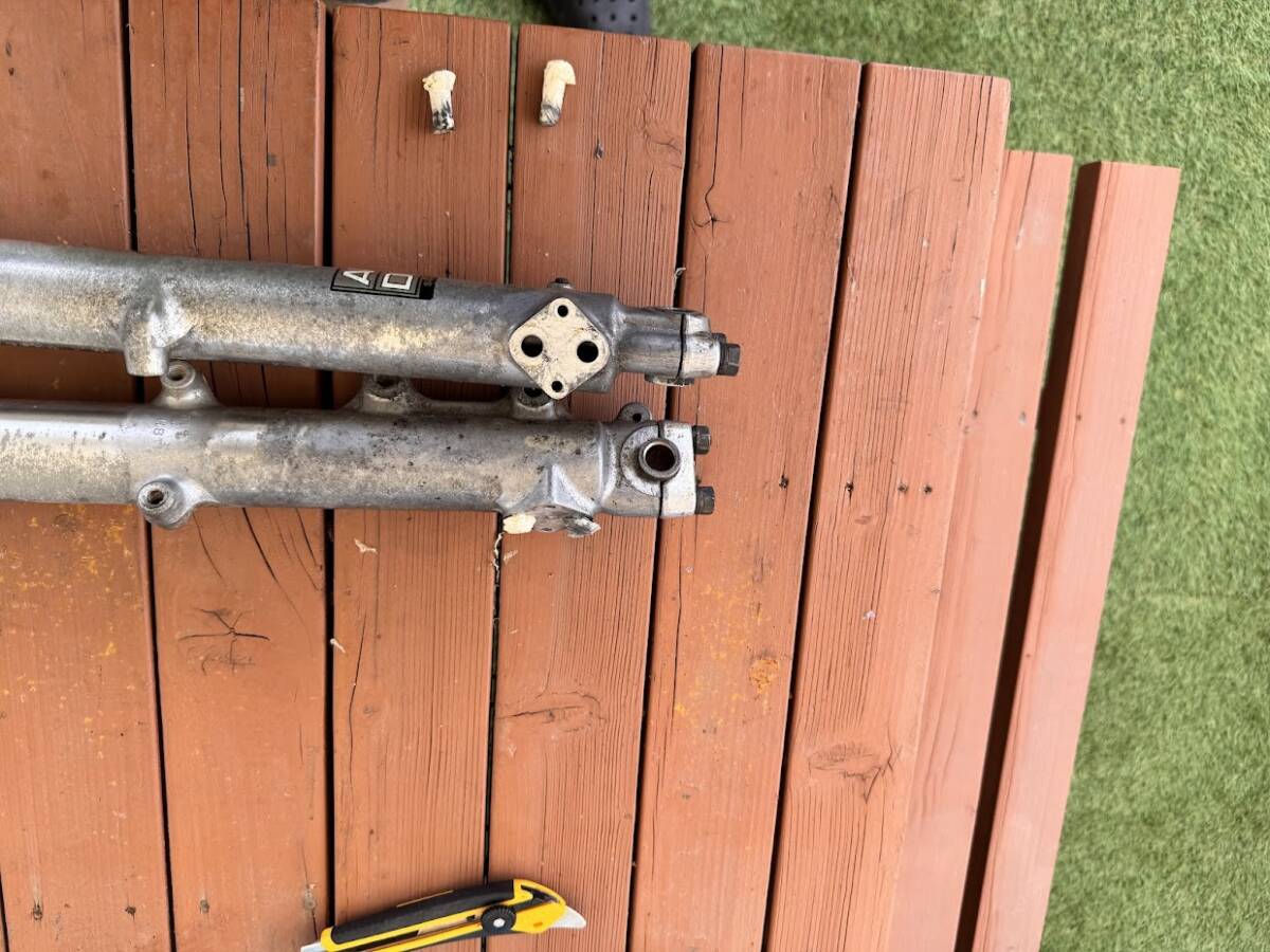 GSX750S меч оригинальный передняя вилка левый правый Katana