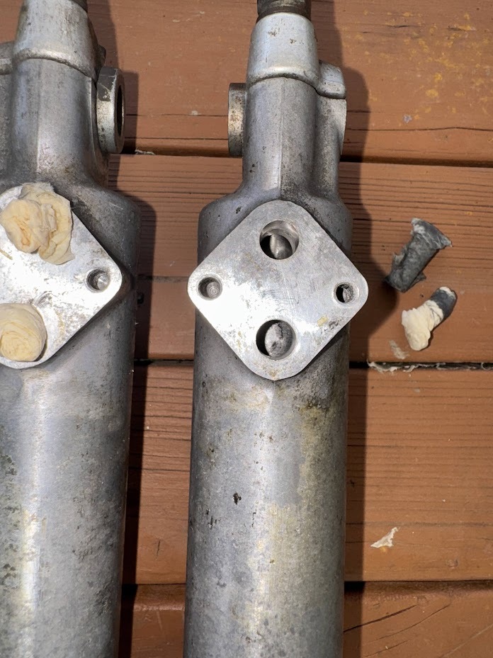 GSX750S меч оригинальный передняя вилка левый правый Katana 