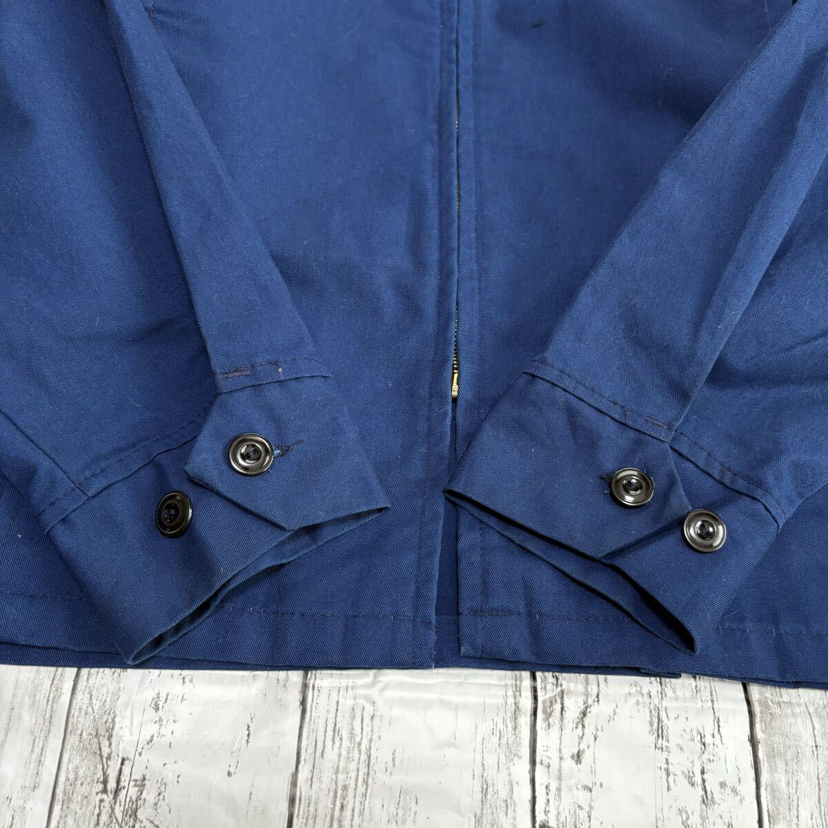 80s USA製 UNITOG ユニトグ 76ルブリカンツ ワッペン ワークジャケット ブルゾン U.S.古着_画像5