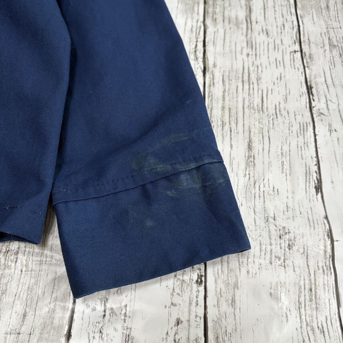 80s USA製 UNITOG ユニトグ 76ルブリカンツ ワッペン ワークジャケット ブルゾン U.S.古着_画像6