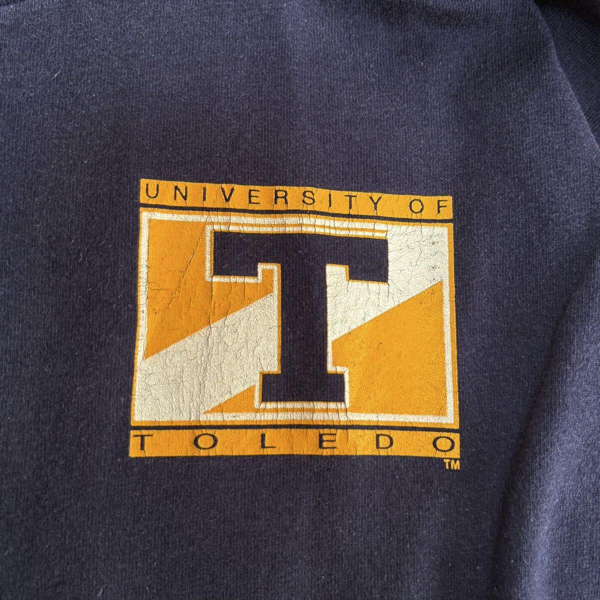 USA製 JANSPORT ジャンスポーツ 両面 カレッジプリント ロンT XXLサイズ US古着 長袖Tシャツ_画像7