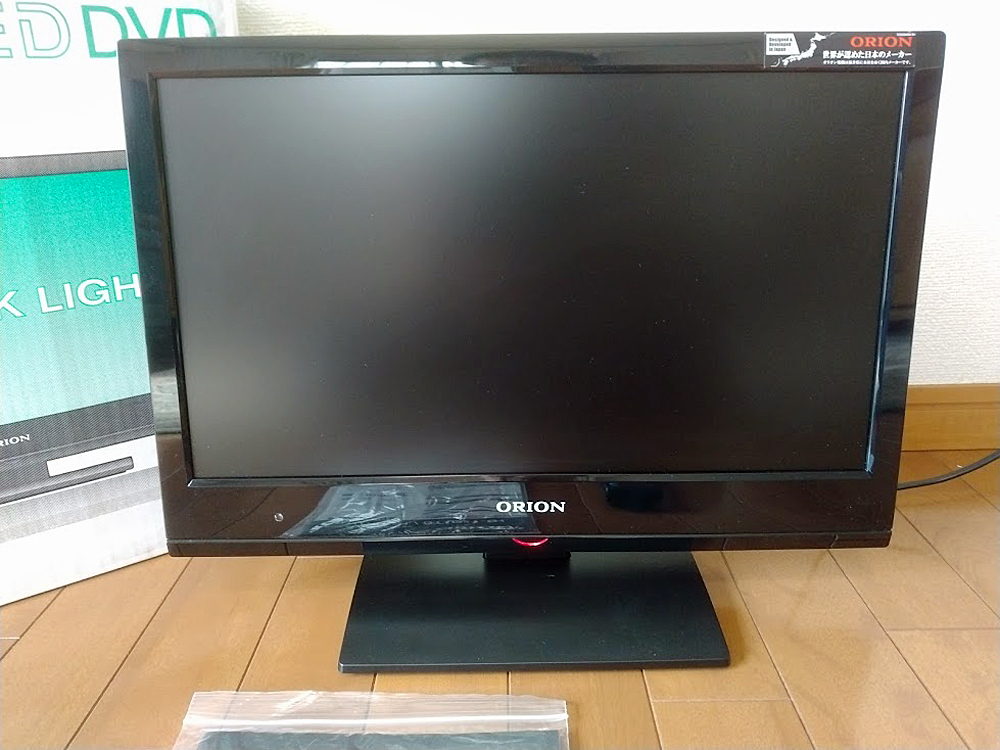 ●ORION◆オリオン◆DVDプレーヤー內(nèi)蔵19型地デジ液晶テレビ【DTU191-B1】キャンピングカーに如何？●