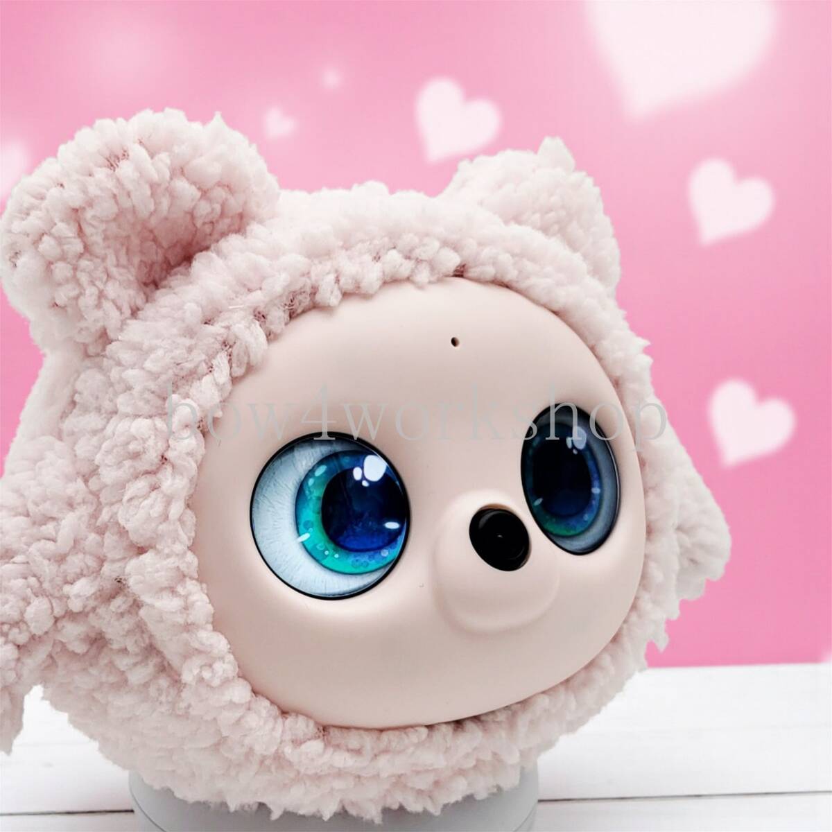 Ropet（ロペット）の服ハンドメイド モコモコくまちゃんの服（ピンク）_画像6