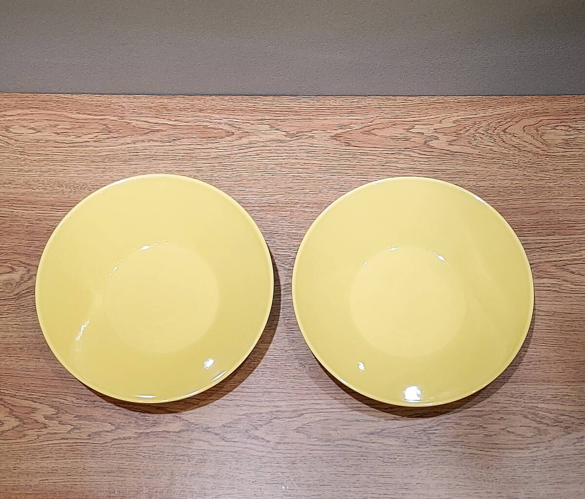 iittala イッタラ ティーマ Teema ボウル 21cm 2点セット 深皿 食器 北欧 陶器 黄色 イエロー _画像3