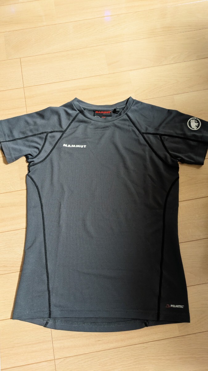 MAMMUT マムート Tシャツ チャコール レディース JP M