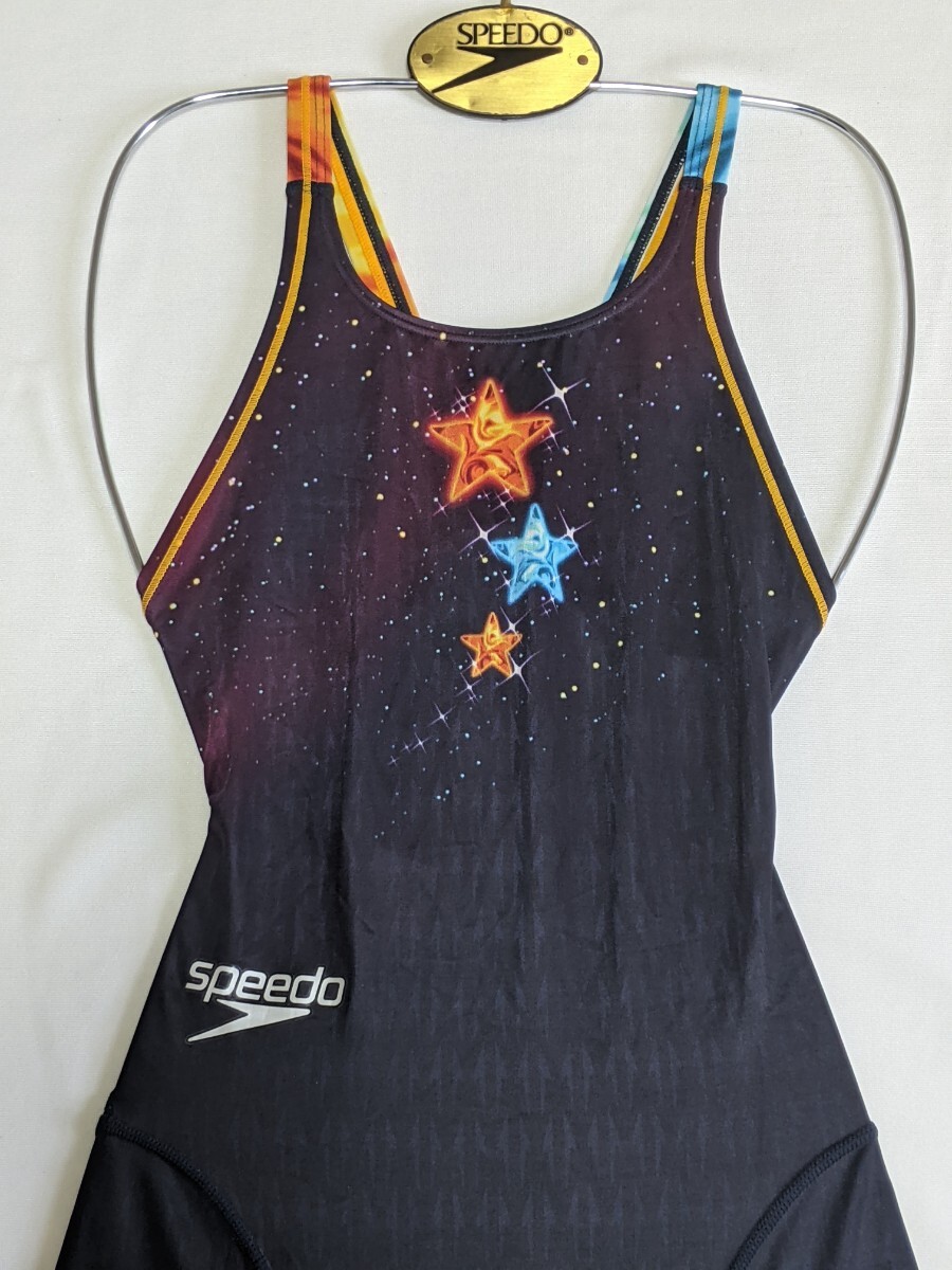 бесплатная доставка * новый товар * скорость speedo Mizuno производство 83OI-70214.. купальный костюм ... узор aqua лезвие Sigma Σ половина леггинсы L размер
