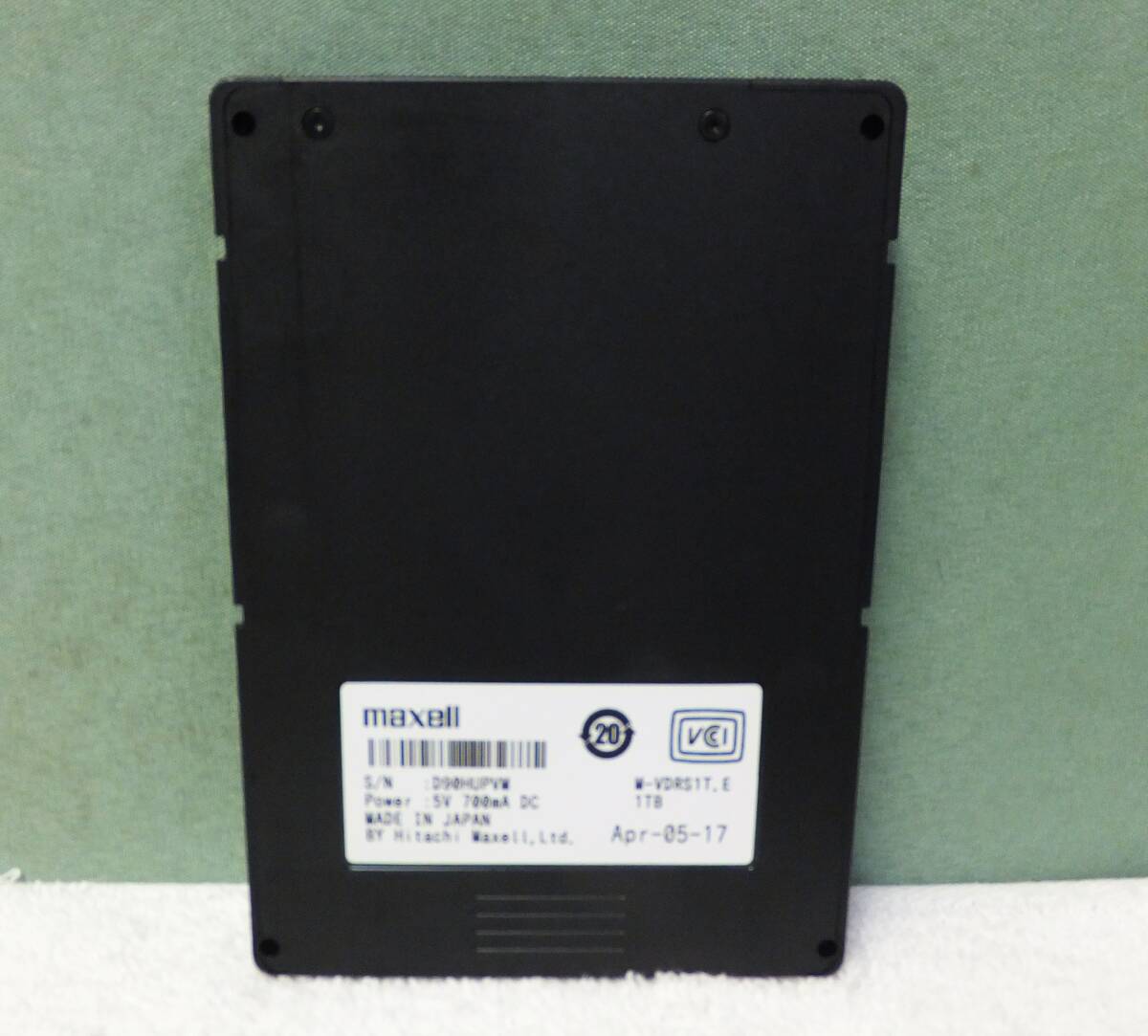 maxell マクセル カセットハードディスク iVDR-S 1TB M-VDRS1T.E 中古