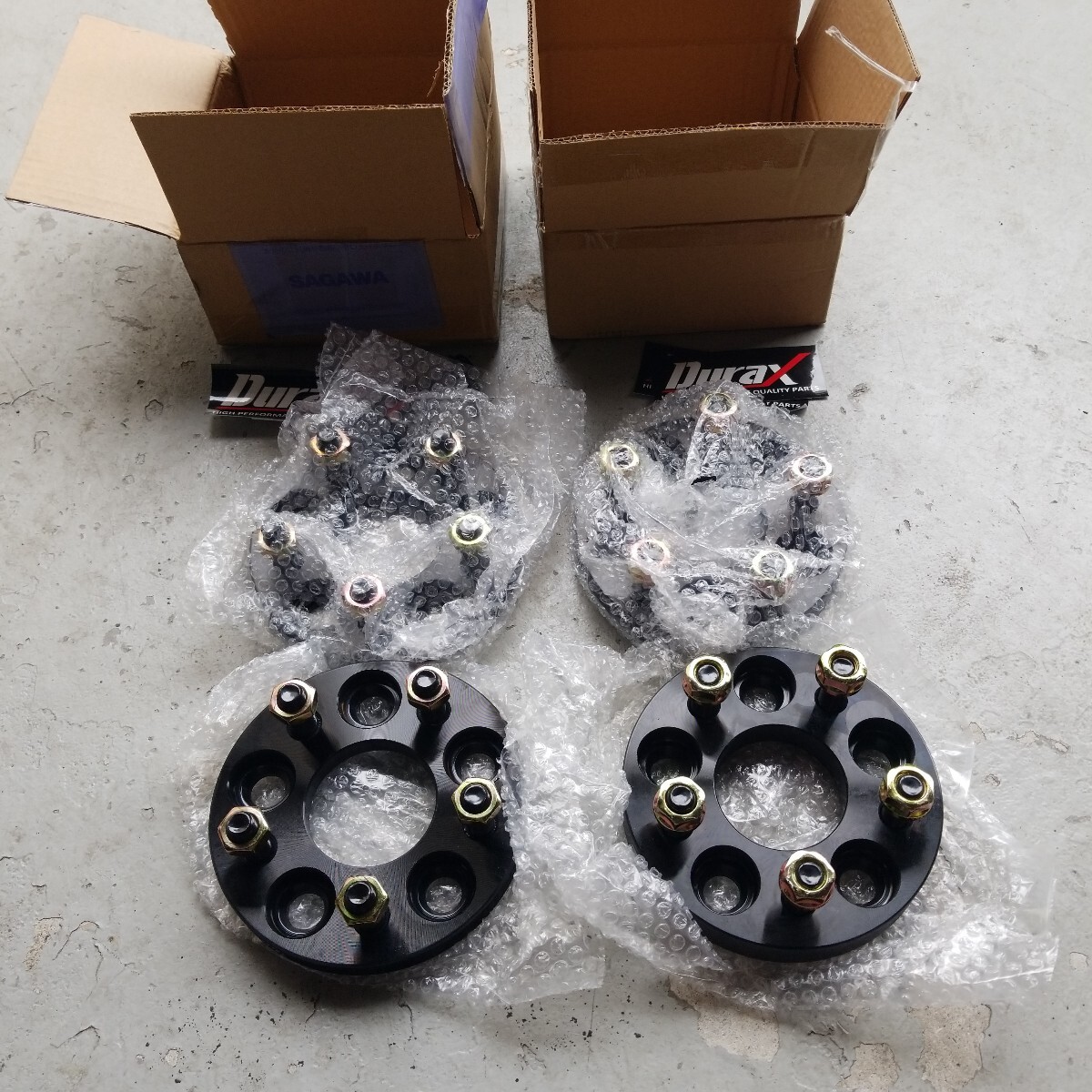 ワイドトレッドスペーサー Durax ワイトレ スペーサー PCD100 5H P1.5 30プリウス 86に 新品