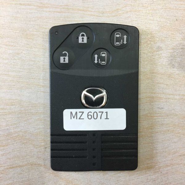 MZ6071 點(diǎn)燈しない マツダ 純正 4ボタン プレマシー MPV ビアンテ等スマートカードキー 両側(cè)電動(dòng)スライドドア キーレス