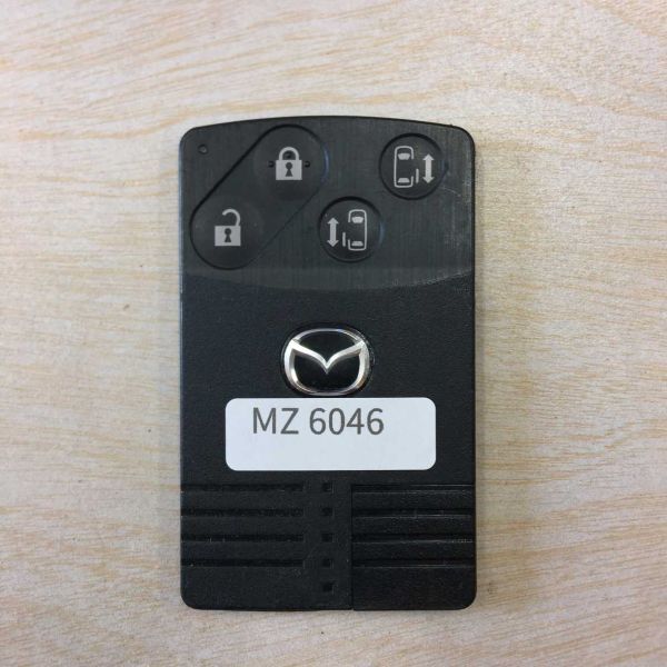MZ6046 點(diǎn)燈しない マツダ 純正 4ボタン プレマシー MPV ビアンテ等スマートカードキー 両側(cè)電動(dòng)スライドドア キーレス