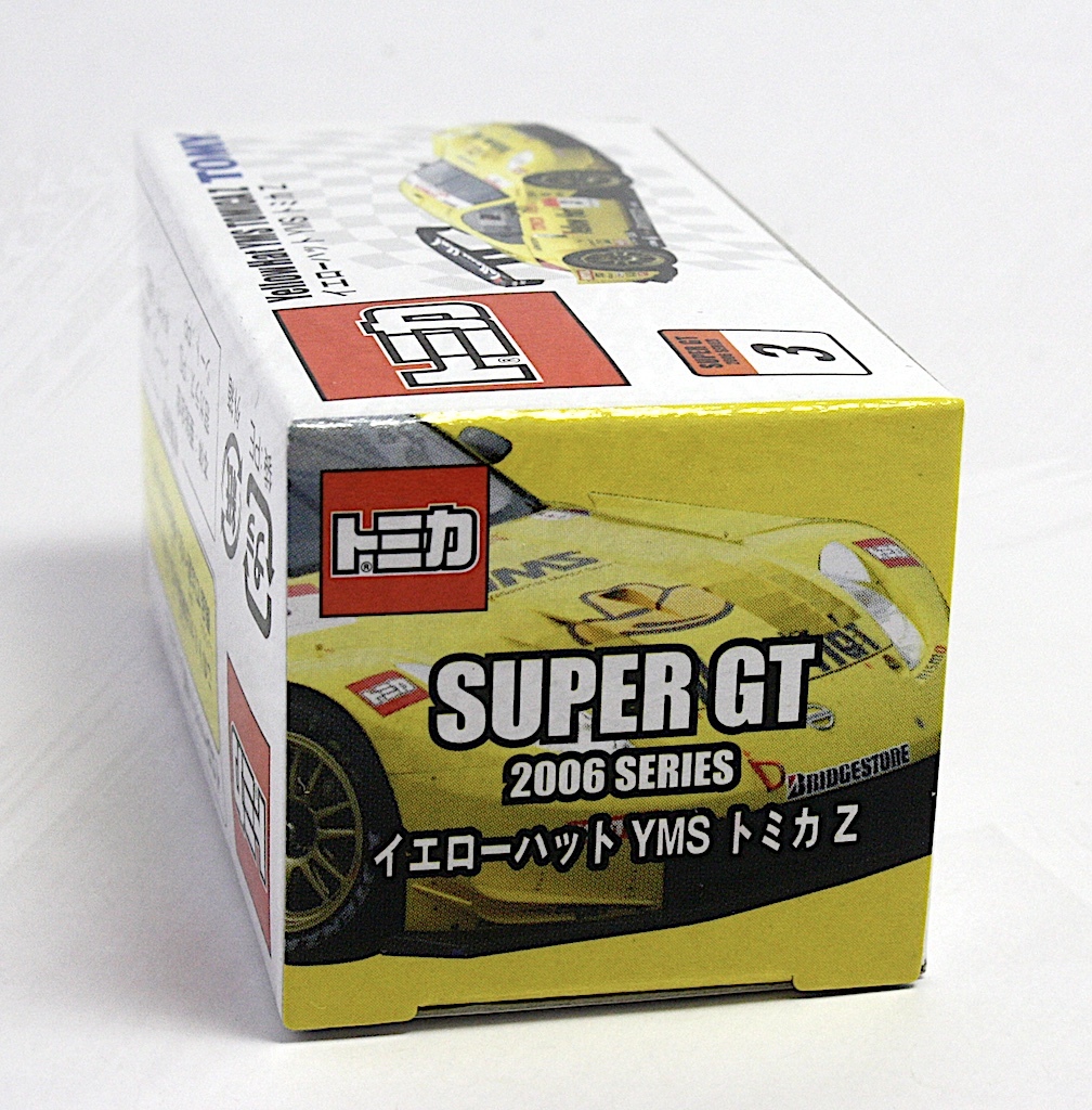  Tomica желтый шляпа YMS Tomica Z #3 SUPER GT 2006 SERIES