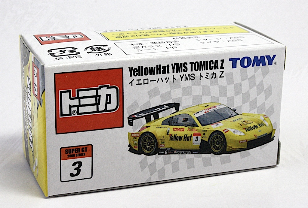 Tomica желтый шляпа YMS Tomica Z #3 SUPER GT 2006 SERIES Tomica желтый шляпа YMS Tomica Z #3 SUPER GT 2006 SERIES