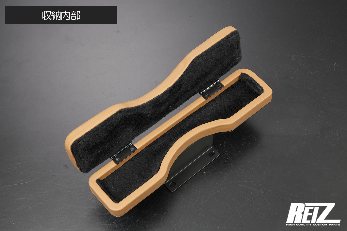 S700系 アトレー ハイゼットカーゴ ドアアームレスト ブラック フロントドア用 小物収納付き S700V S710V S700W S710W デッキバン_画像4