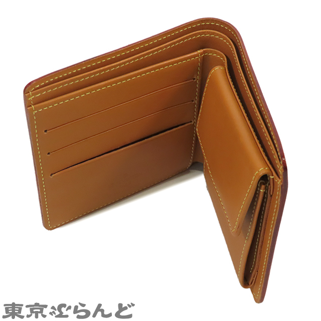 101819912 ルイヴィトン LOUIS VUITTON ポルトフォイユ マルコ M85017 キャラメル ノマド 二つ折り財布 メンズ_画像3