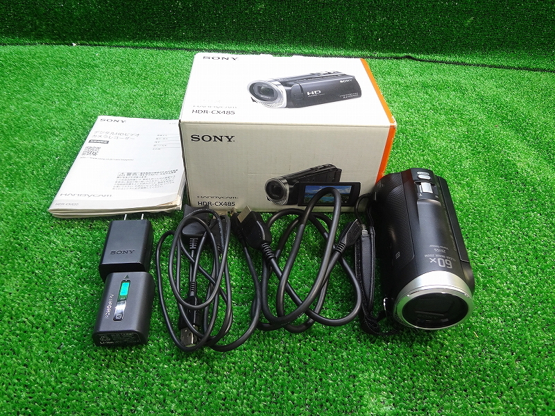 Kネみ1462■SONY ソニー■HDR-CX485■デジタルHDビデオカメラレコーダー ハンディカム ブラック■9.2 MEGA PIXELS メガピクセル