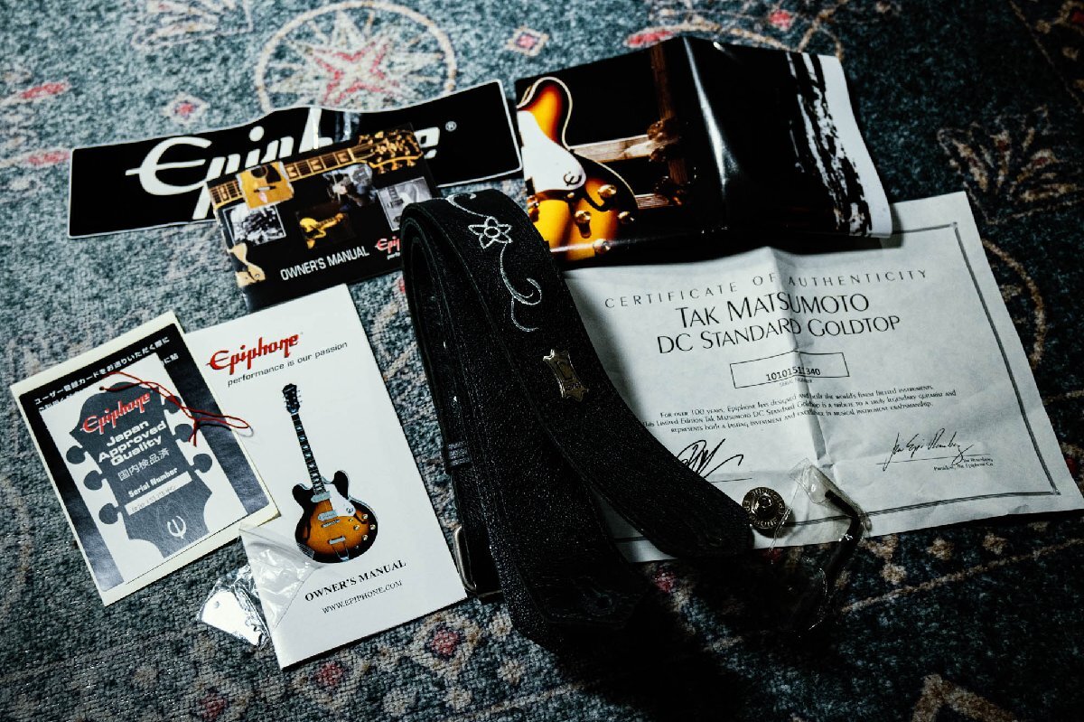 Epiphone Tak Matsumoto DC gold top エピフォン 松本孝弘 ゴールドトップ エレクトリックギター 3095724 D1006
