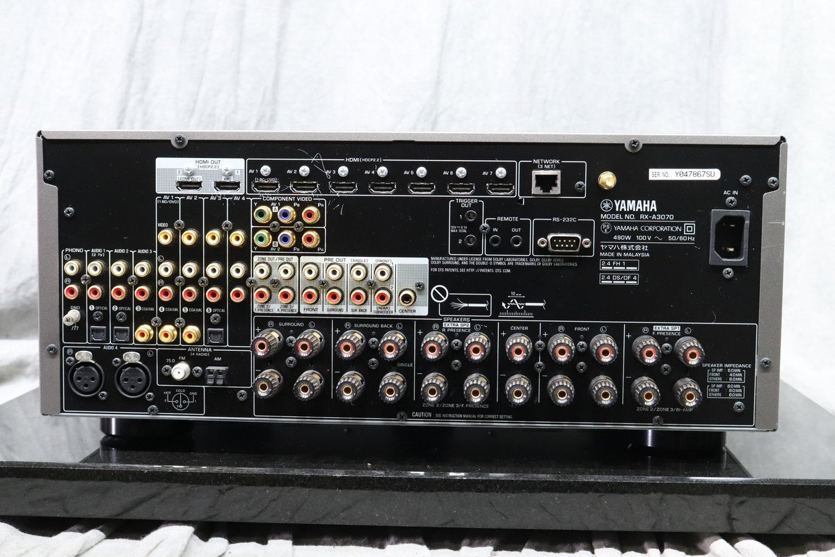 【G】YAMAHA AVENTAGE RX-A3070 AVアンプ AVレシーバー ヤマハ 3130007