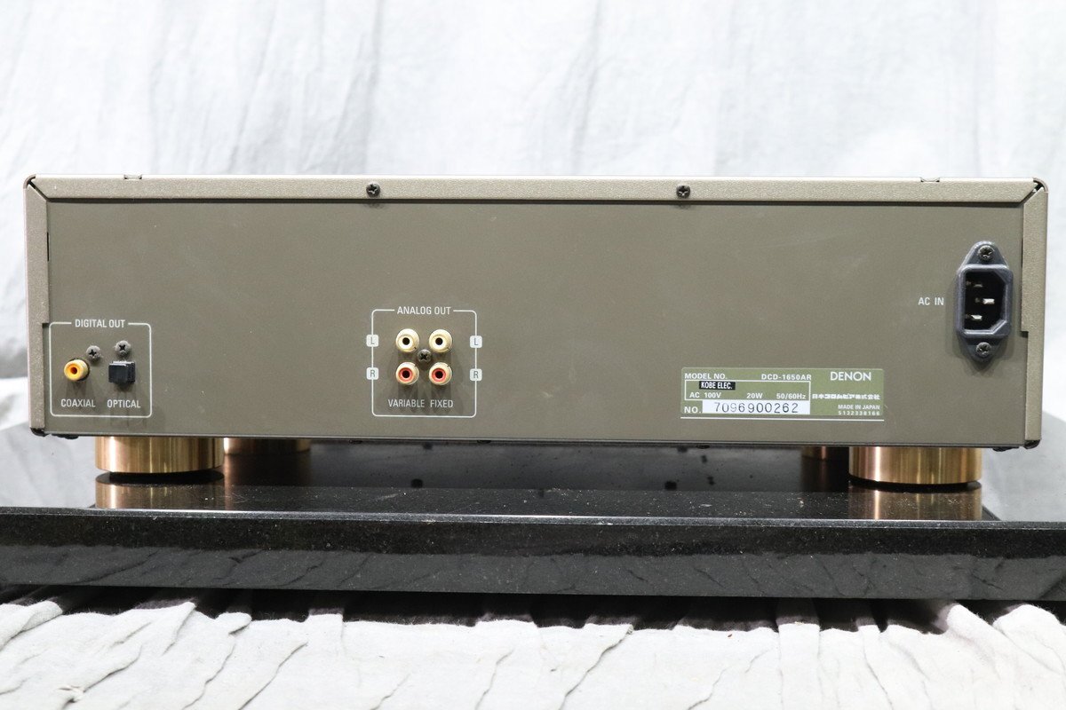 【C】DENON DCD-1650AR CDプレーヤー デノン 3138496