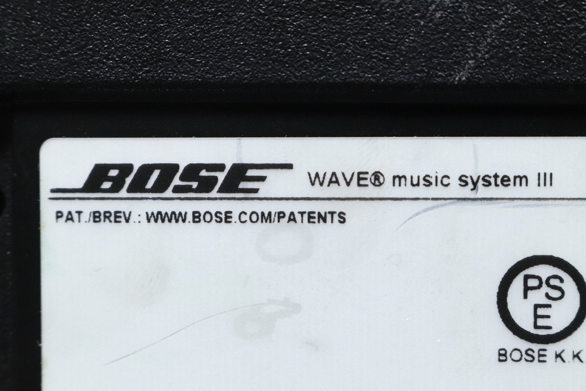【G】BOSE Wave Music System III CDプレーヤー ボーズ 3137203