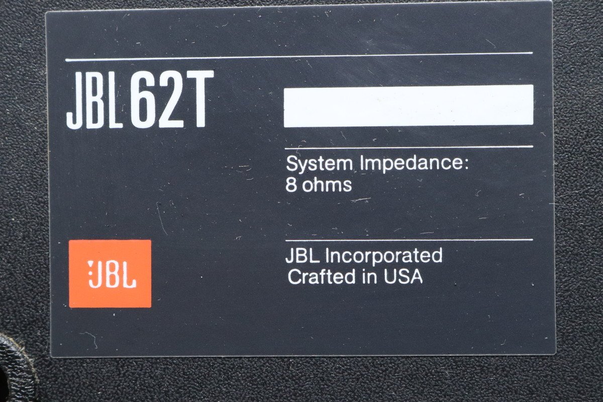 【C】JBL 62T スピーカーペア 3138536