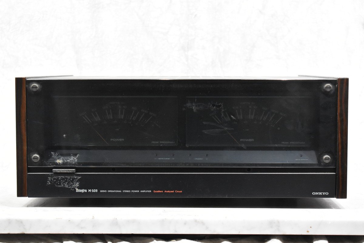 【J】ONKYO Integra M-509 パワーアンプ オンキョー 3140017