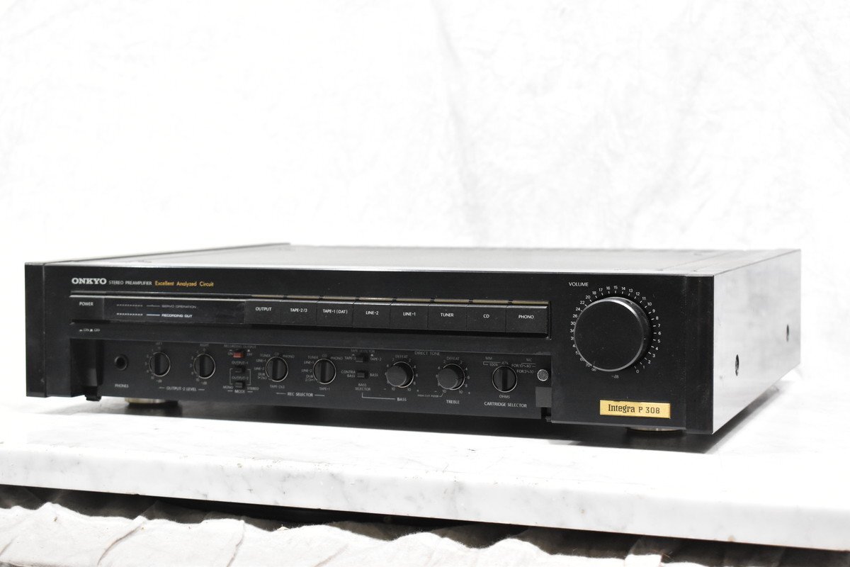 【D】ONKYO Integra P-308 プリアンプ オンキョー 3140022