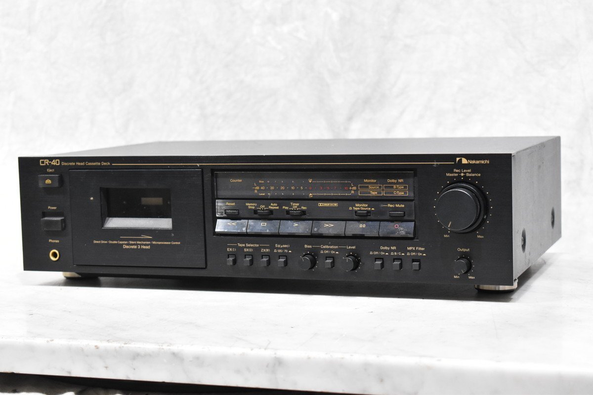 【C】Nakamichi CR-40 カセットデッキ ナカミチ 3142088