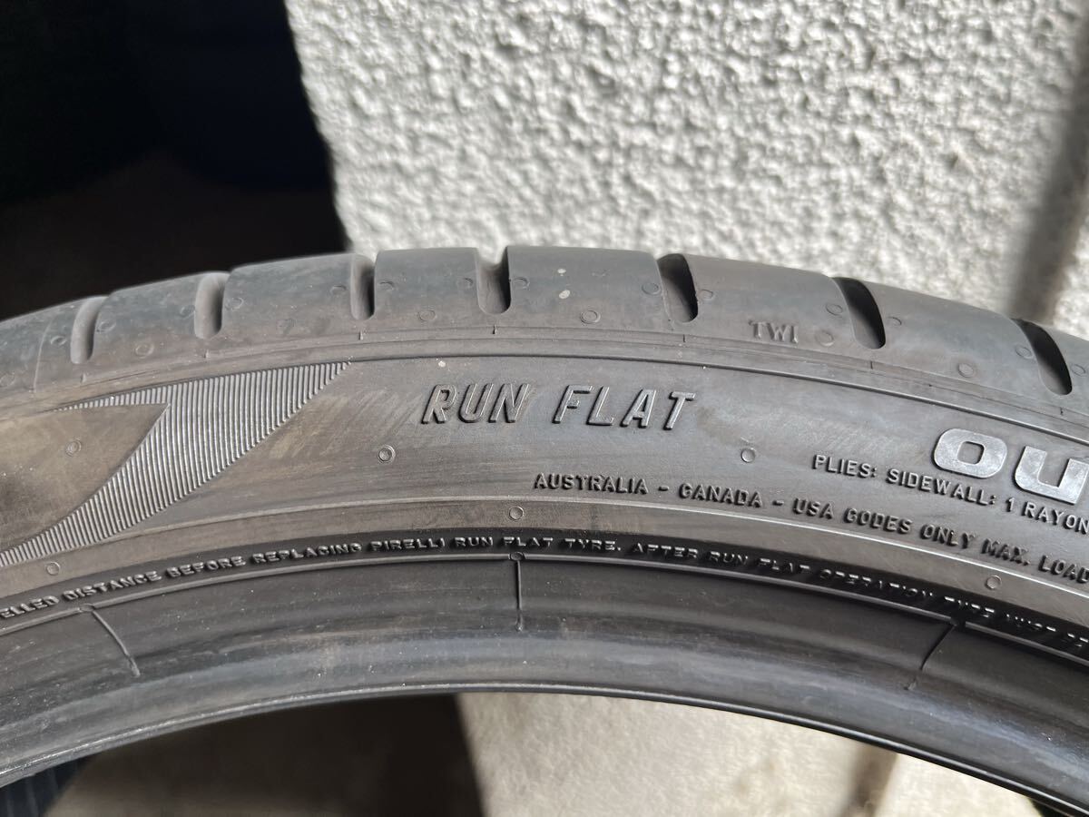 ピレリ P ZERO PZ4 RUN FLAT 255/35R19 ☆ 2018年製 2本セット_画像6