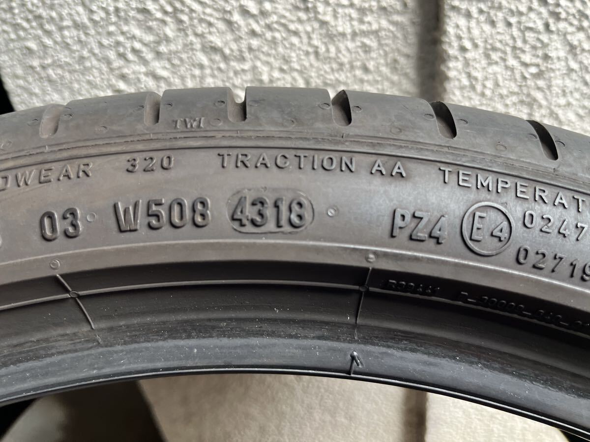 ピレリ P ZERO PZ4 RUN FLAT 255/35R19 ☆ 2018年製 2本セット_画像8