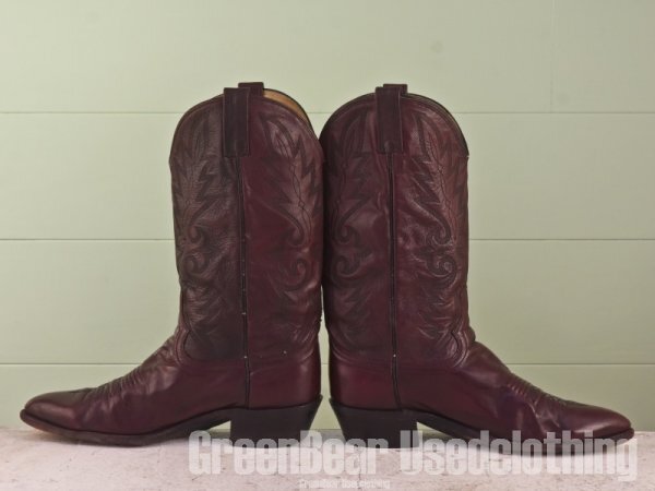 MN118 メンズ DANPOST ウエスタンブーツ 茶 ブラウン 11D 29cm