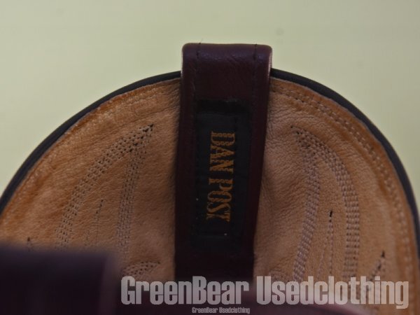 MN118 メンズ DANPOST ウエスタンブーツ 茶 ブラウン 11D 29cm