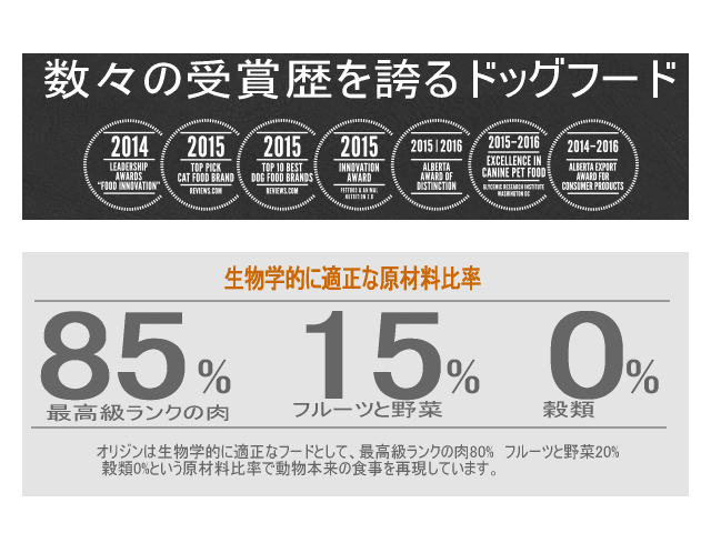 ■24444円～■送料無料！【オリジン ドッグフード パピーラージ】11.4kg　正規(guī)品　多頭飼いの方におすすめ 大袋プレミアムドッグフード