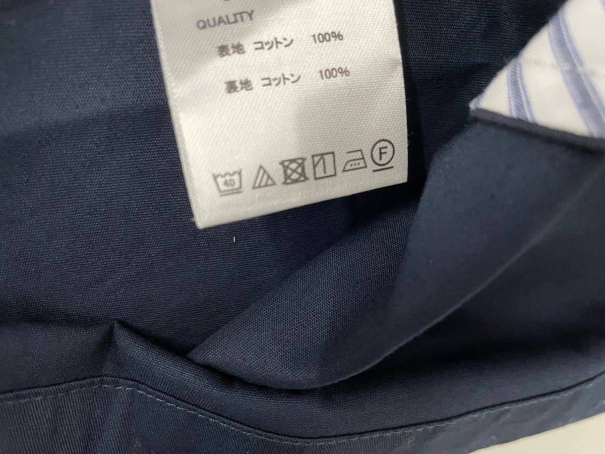 新品■coroai コロアイ メンズ スプリングコート M ネイビー コットン100% ステンカラー ロングコート 春秋 活躍_画像5