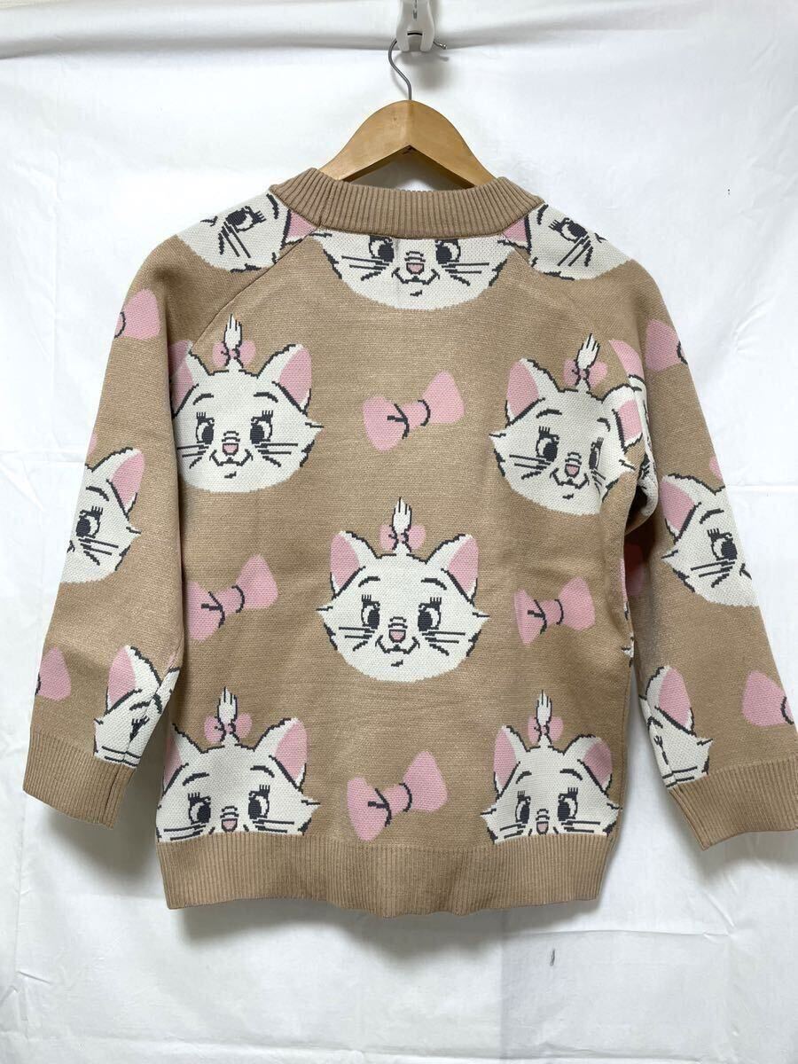 ディズニー マリーちゃん セーター 140 トップス ディズニーランド 柄物セーター 可愛い ♪_画像3