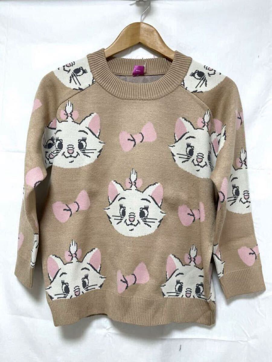 ディズニー マリーちゃん セーター 140 トップス ディズニーランド 柄物セーター 可愛い ♪_画像2