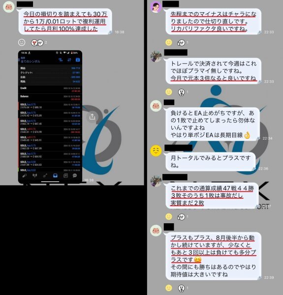 【勝率99%!!21年破綻無しの単ポジEA!!!!!】ナンピンマーチンなし ゴールドEA GOLD EA 資産運用 完全無料 投資 FX自動売買ツール g5 _画像7