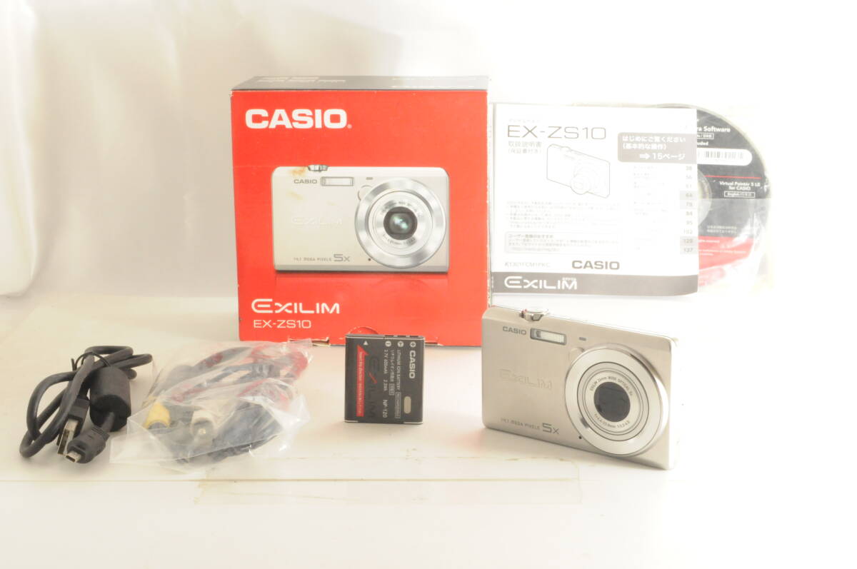 ★良品★CASIO カシオ EXILIM EZ-ZS10★動作OK★