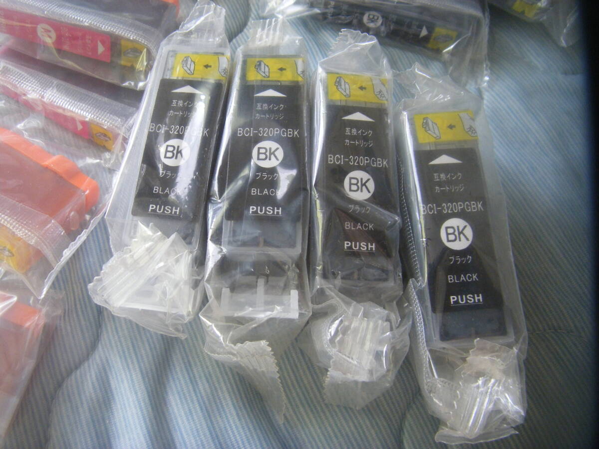 ╋╋(Z1662)╋╋ CANON BCI-320+321 互換インクカートリッジ 5色12本セット メーカー不明 未使用期限不明品 送料クリックポスト185円～