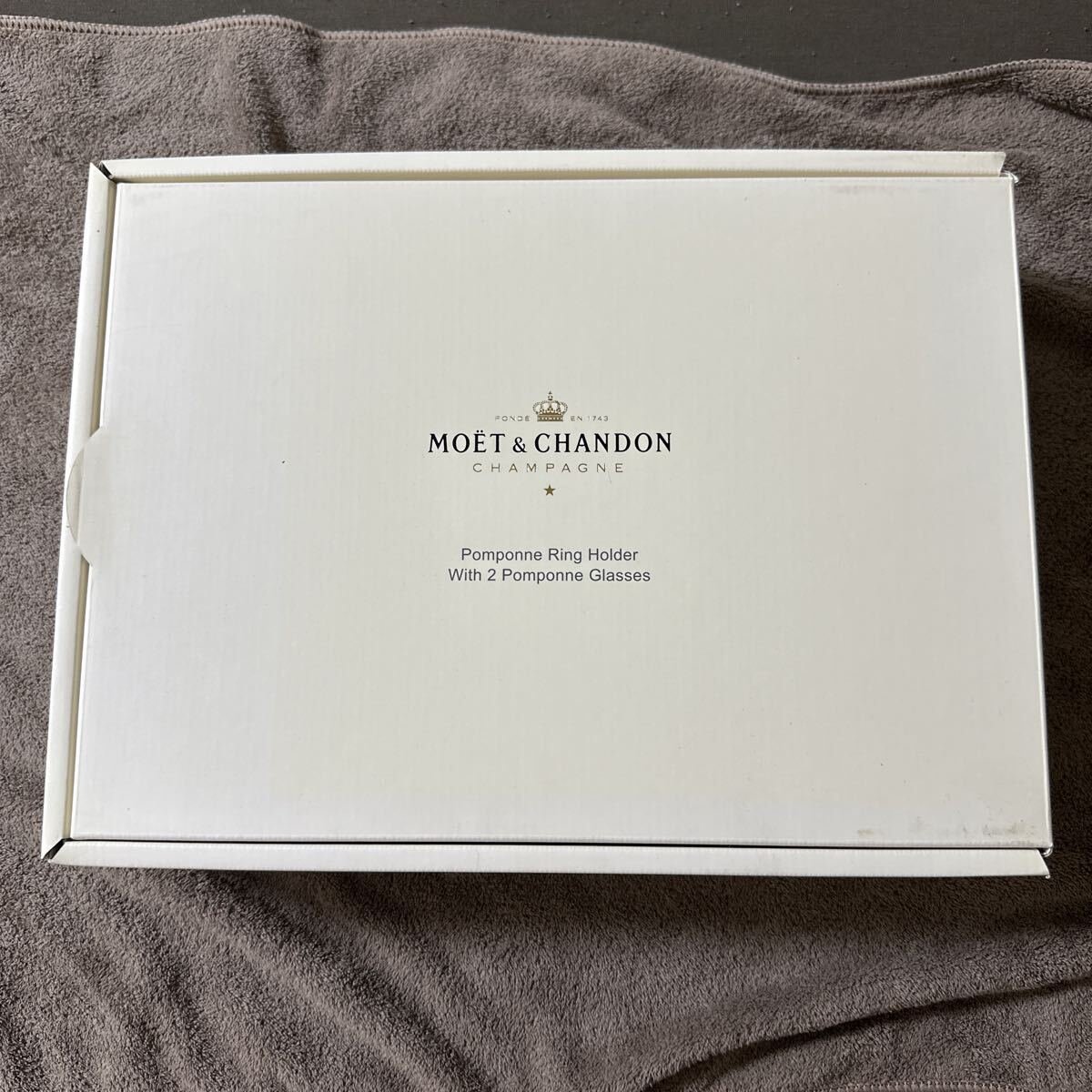 MOET&CHANDON モエエシャンドン Pomponne Ring Holder With 2 Pomponne Glasses グラス ホルダー