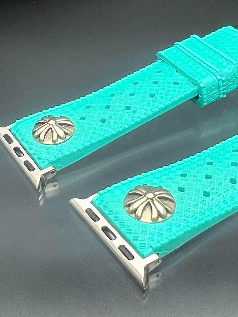 アップルウォッチ ティファニーブルーラバーベルト 49mm ウルトラ ultra_画像6