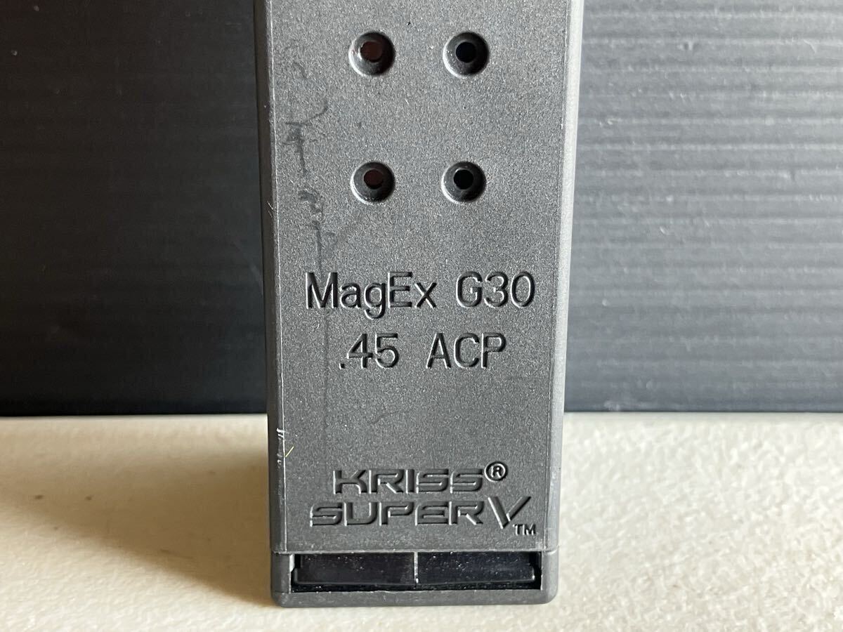 Mag Ex G30 .45 ACP KRISS SUPER Ｖ　クリスマガジン　動作未確認　現状品_画像5