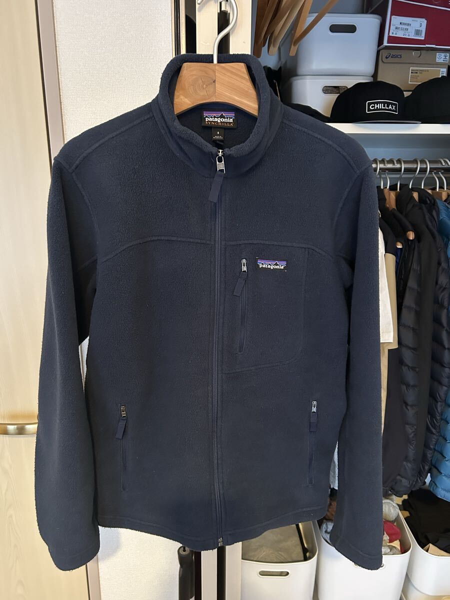 patagonia パタゴニア シンチラジャケット FA18年 ネイビー Sサイズ フリース スナップT レトロX