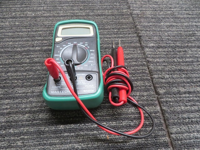 C☆MASTECH　MAS838 ポケットサイズ　デジタルマルチメーター　デジタルテスター ◎簡易動作確認済　_画像1