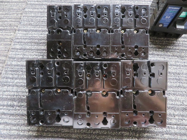K☆MITSUBISHI 三菱　　ノーヒューズブレーカー　遮断器　7点セット NF50-CP　50A NF30-CS　30AMP　20AMP 　5AMP ◎取り外し品_画像8