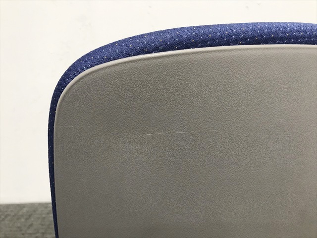 イトーキ プレーゴチェア ハイバック オフィスチェア ディープブルー 中古 IO-876525B_画像6