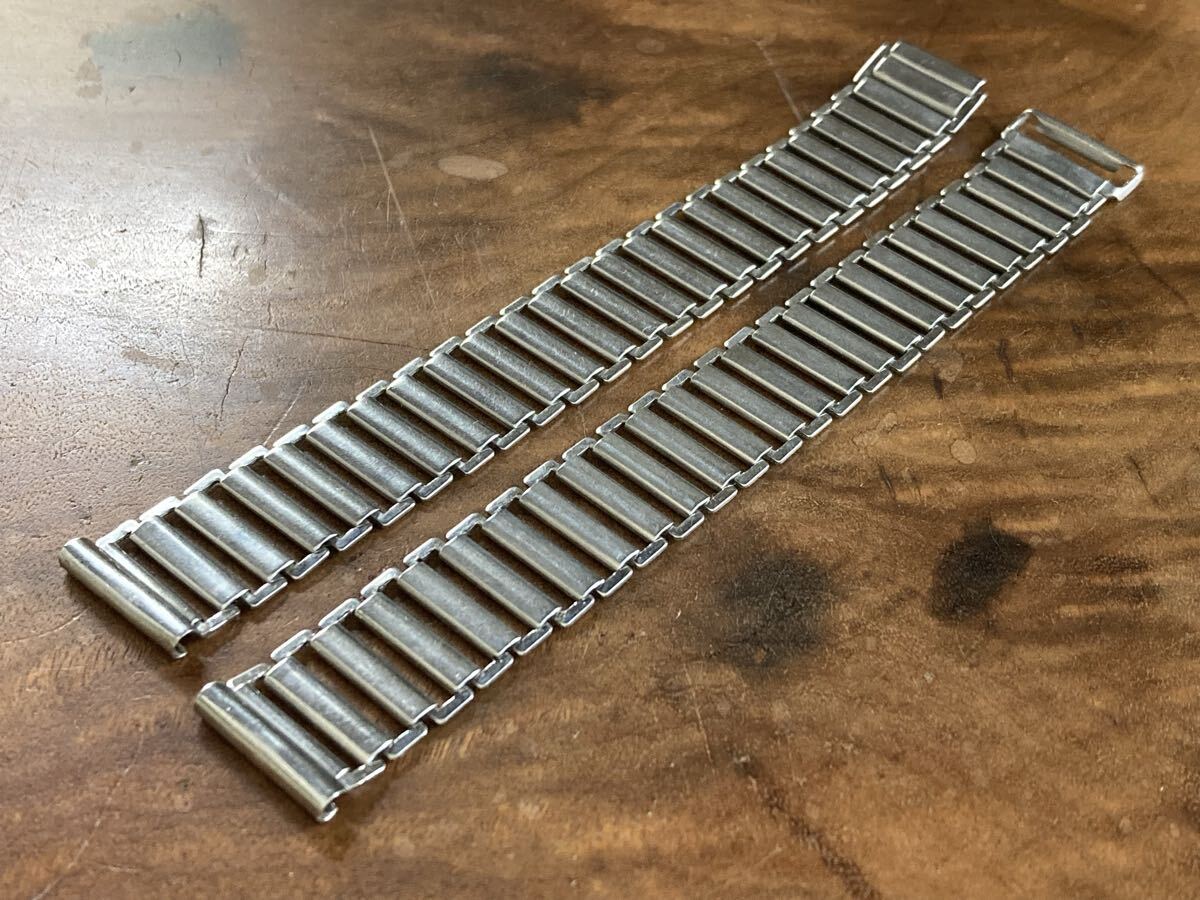 1940年代 15.5mm 16mm用 ゲイフレアー バンブーブレス ヴィンテージ ミリタリー パイロットウォッチ
