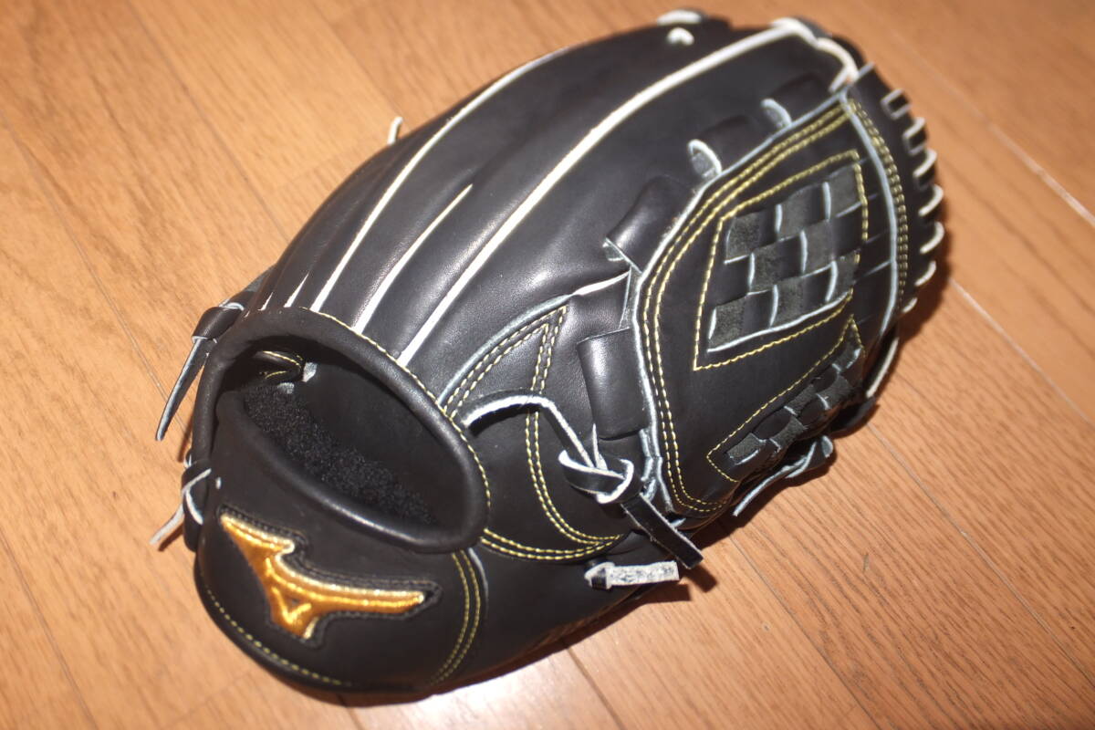 *美品 BSSショップ 限定 ミズノプロ 硬式用 グラブ フィンガーコアテクノロジー 内野手用4/6 サイズ8 1AJGH16003 ブラック 黒 MizunoPro*_画像1