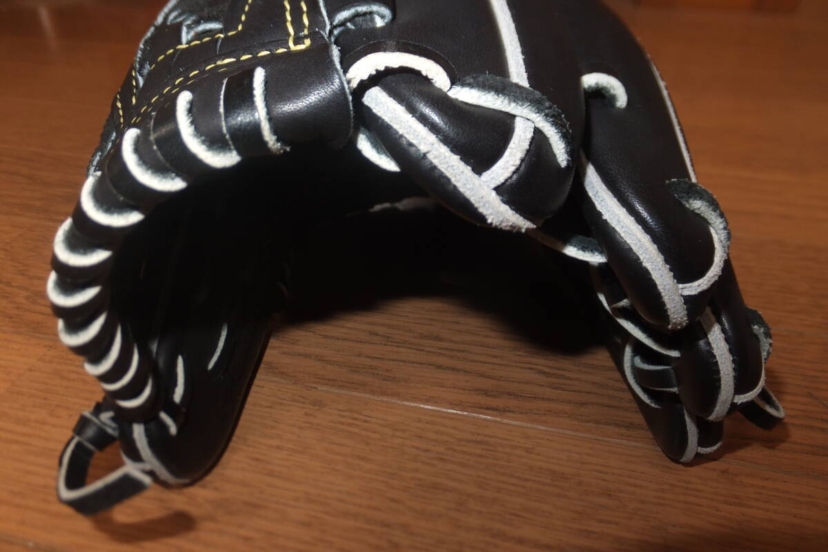 *美品 BSSショップ 限定 ミズノプロ 硬式用 グラブ フィンガーコアテクノロジー 内野手用4/6 サイズ8 1AJGH16003 ブラック 黒 MizunoPro*_画像9