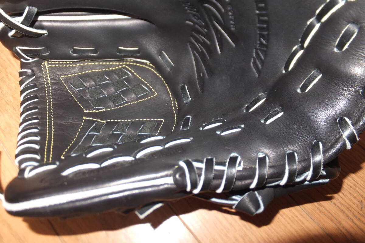 *美品 BSSショップ 限定 ミズノプロ 硬式用 グラブ フィンガーコアテクノロジー 内野手用4/6 サイズ8 1AJGH16003 ブラック 黒 MizunoPro*_画像7